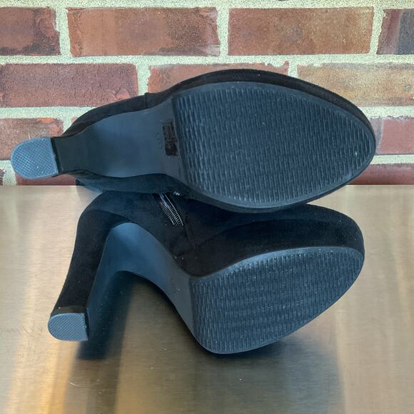 NEW Dream Pairs Women’s Highplat Over the Knee Platform Boots Black Size 6 - Picture 8 of 10